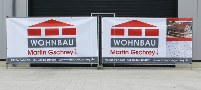 Werbedisplays – Detailaufnahme einer Umsetzung